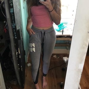 Pink sweatpants, size xs